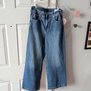 Gap Wide-Leg Blue Denim Jeans